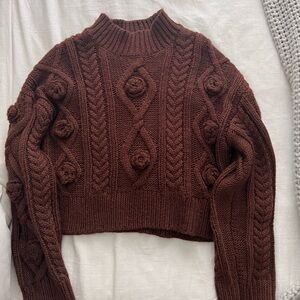 Chunky Knit Zara Sweater. Size Small